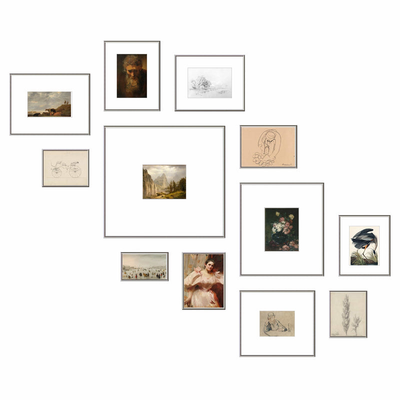 Staircase Art Gallery Wall - 