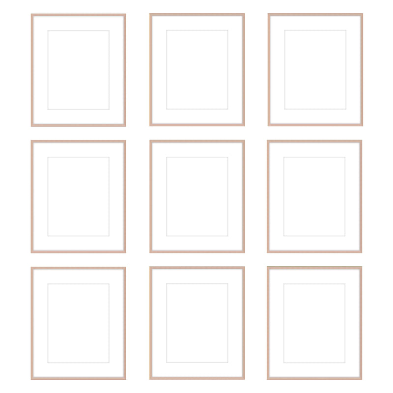 The Grids - G901 Ashton (Flat) / Rose Gold Gallery Walls Made Easy