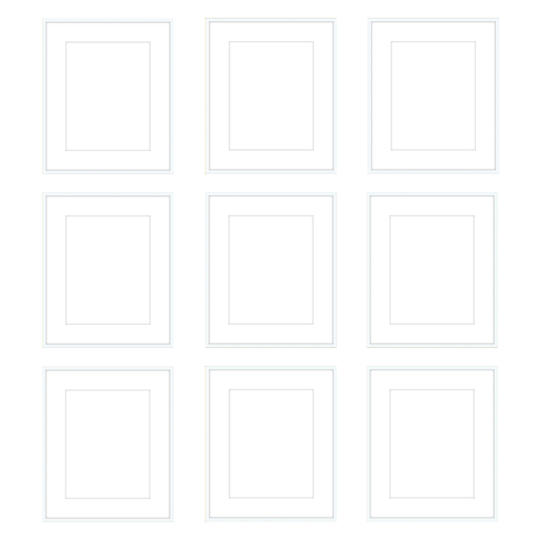 The Grids - G901 Ashton (Flat) / White Gallery Walls Made Easy