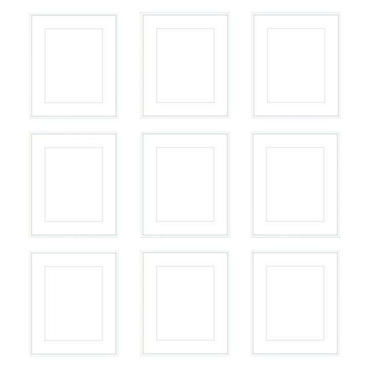 The Grids - G901 Ashton (Flat) / White Gallery Walls Made Easy