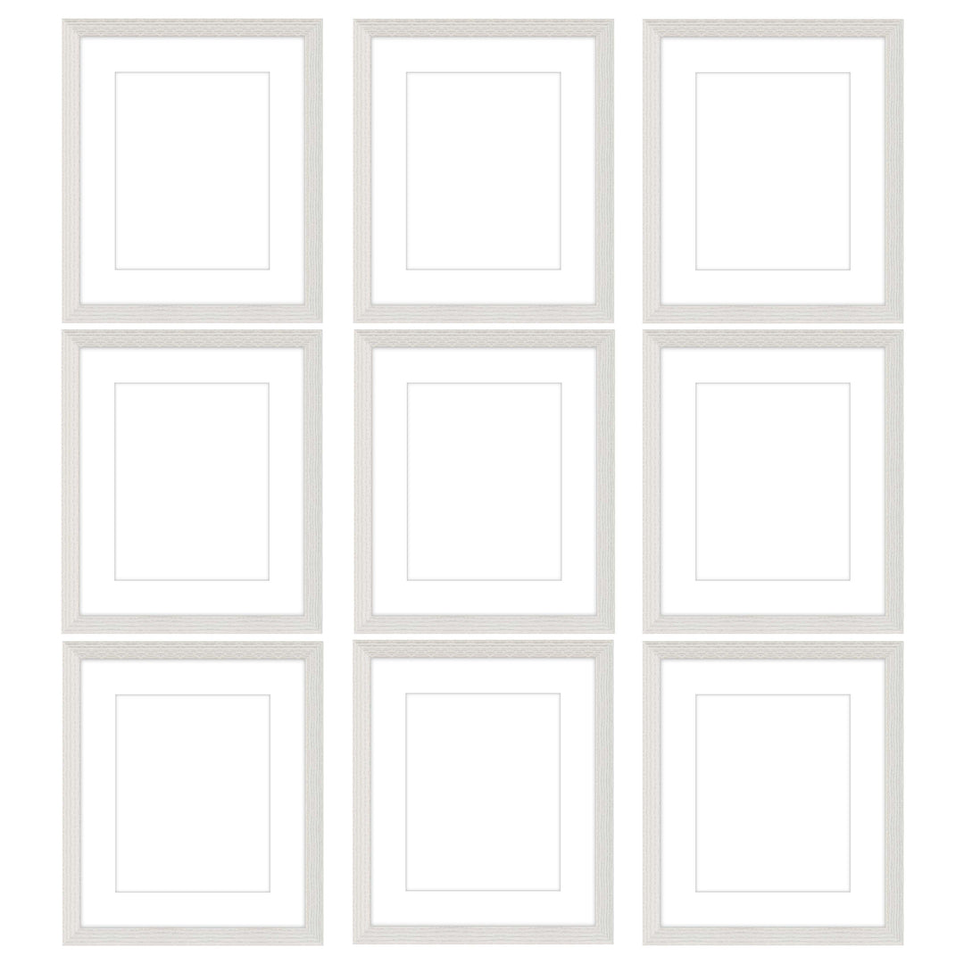 The Grids - G901 Darby / White Wash Gallery Walls Made Easy
