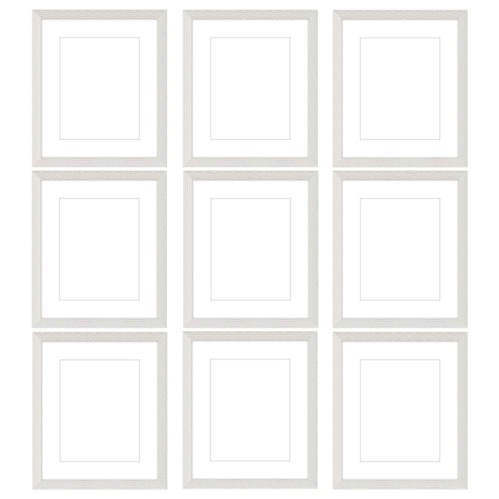 The Grids - G901 Darby / White Wash Gallery Walls Made Easy