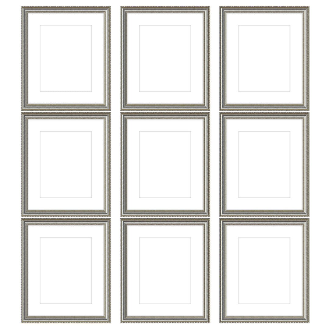 The Grids - G901 Graysen / Silver Satin Gallery Walls Made Easy