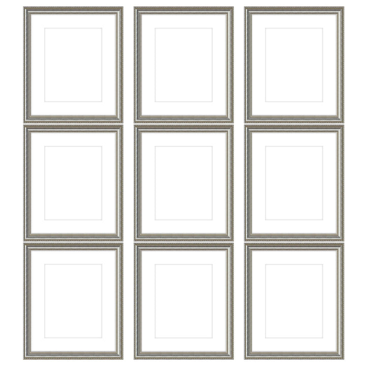 The Grids - G901 Graysen / Silver Satin Gallery Walls Made Easy
