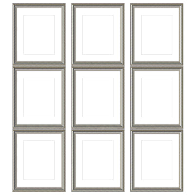 The Grids - G901 Graysen / Silver Satin Gallery Walls Made Easy