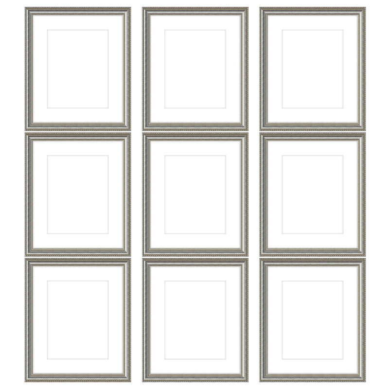 The Grids - G901 Graysen / Silver Satin Gallery Walls Made Easy