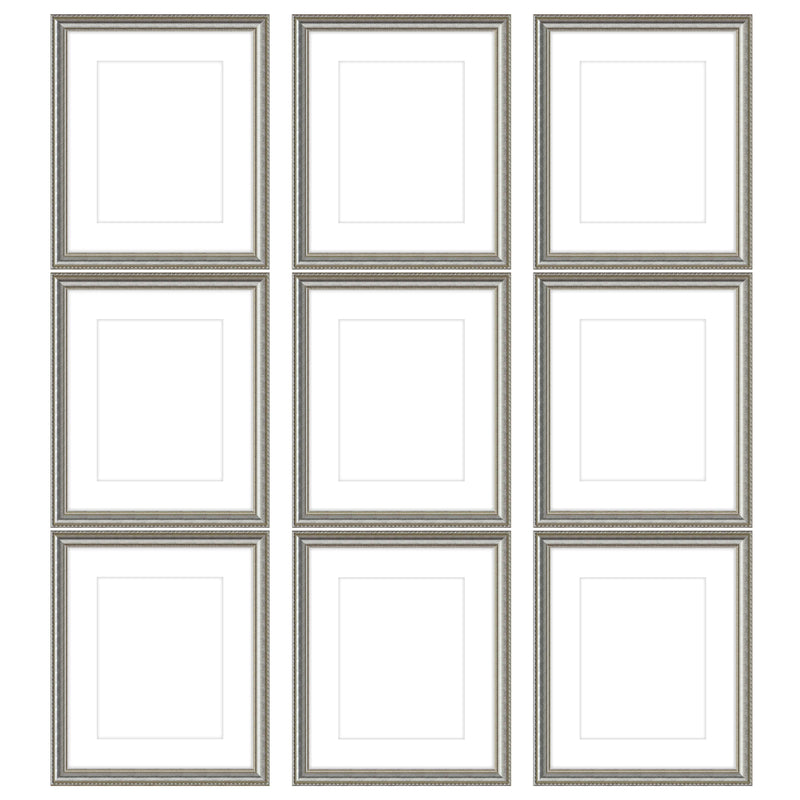 The Grids - G901 Graysen / Silver Satin Gallery Walls Made Easy