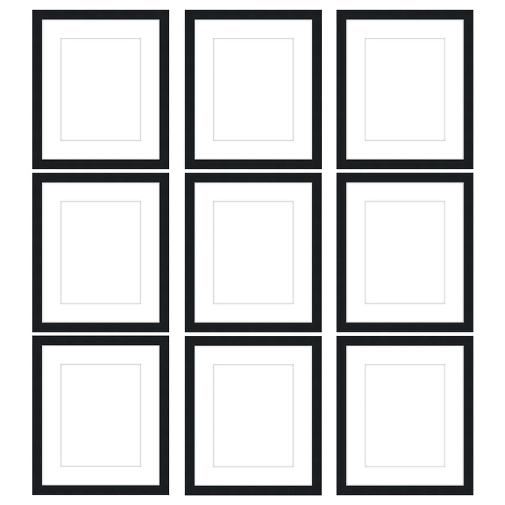 The Grids - G901 Jensen / Black Satin Gallery Walls Made Easy