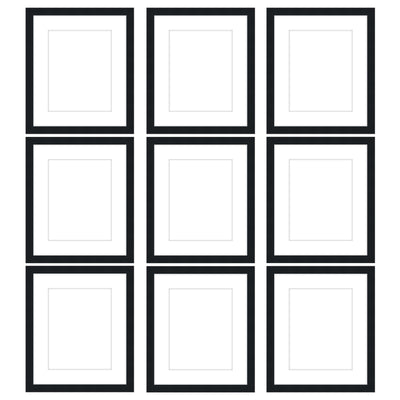The Grids - G901 Jensen / Black Satin Gallery Walls Made Easy