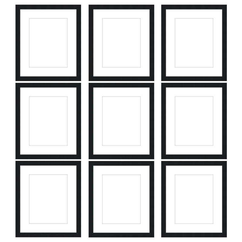 The Grids - G901 Jensen / Black Satin Gallery Walls Made Easy