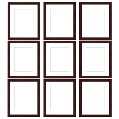 The Grids - G901 Jensen / Merlot Gallery Walls Made Easy