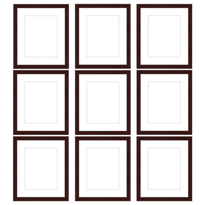 The Grids - G901 Jensen / Merlot Gallery Walls Made Easy