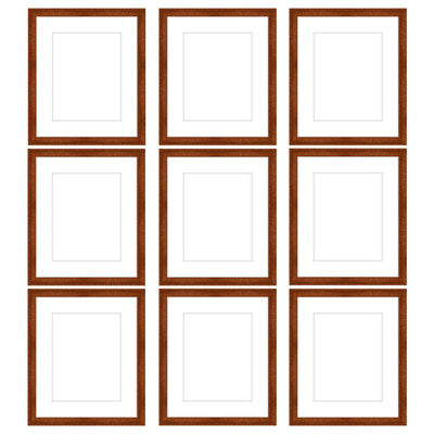 The Grids - G901 Jensen / Russet Gallery Walls Made Easy