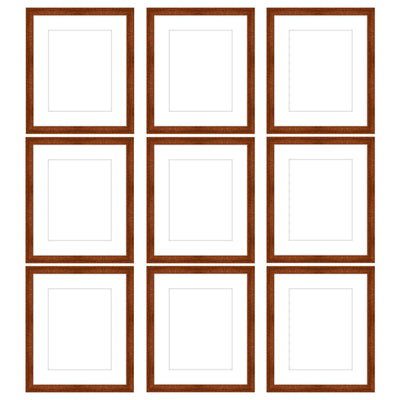The Grids - G901 Jensen / Russet Gallery Walls Made Easy