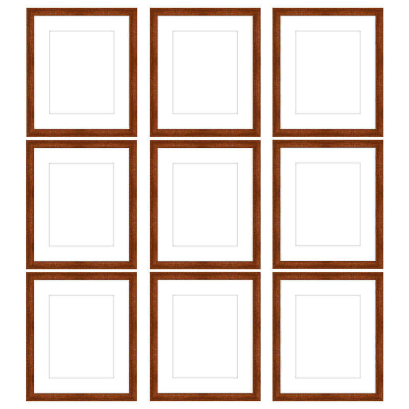 The Grids - G901 Jensen / Russet Gallery Walls Made Easy