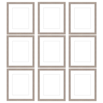 The Grids - G901 Jensen / Rustic Gray Gallery Walls Made Easy